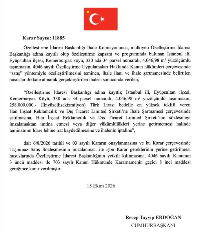 Özelleştirme İdaresi 4 Taşınmazı 1 Milyar 565 Milyon Tl’ye Sattı (4)
