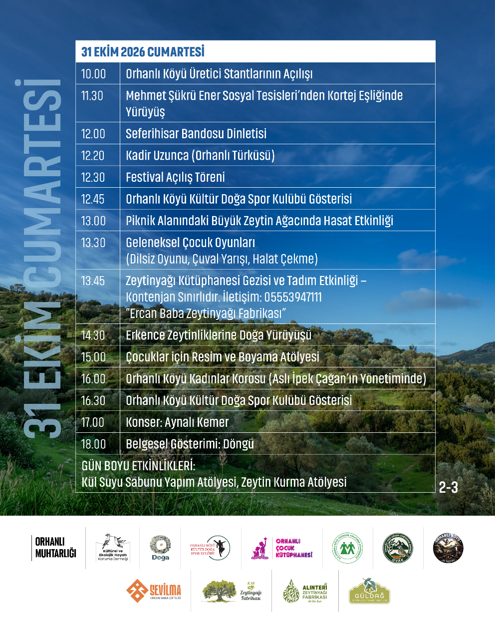 Seferihisar’da Zeytin Bereketi 3. Erkence Zeytin Festivali Başlıyor! (1)-1