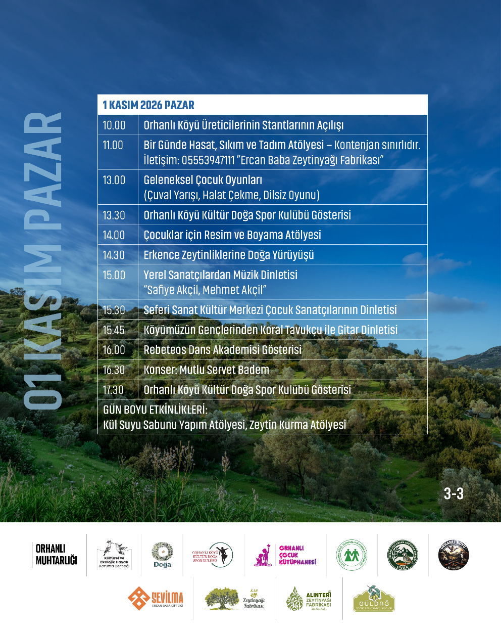 Seferihisar’da Zeytin Bereketi 3. Erkence Zeytin Festivali Başlıyor! (2)