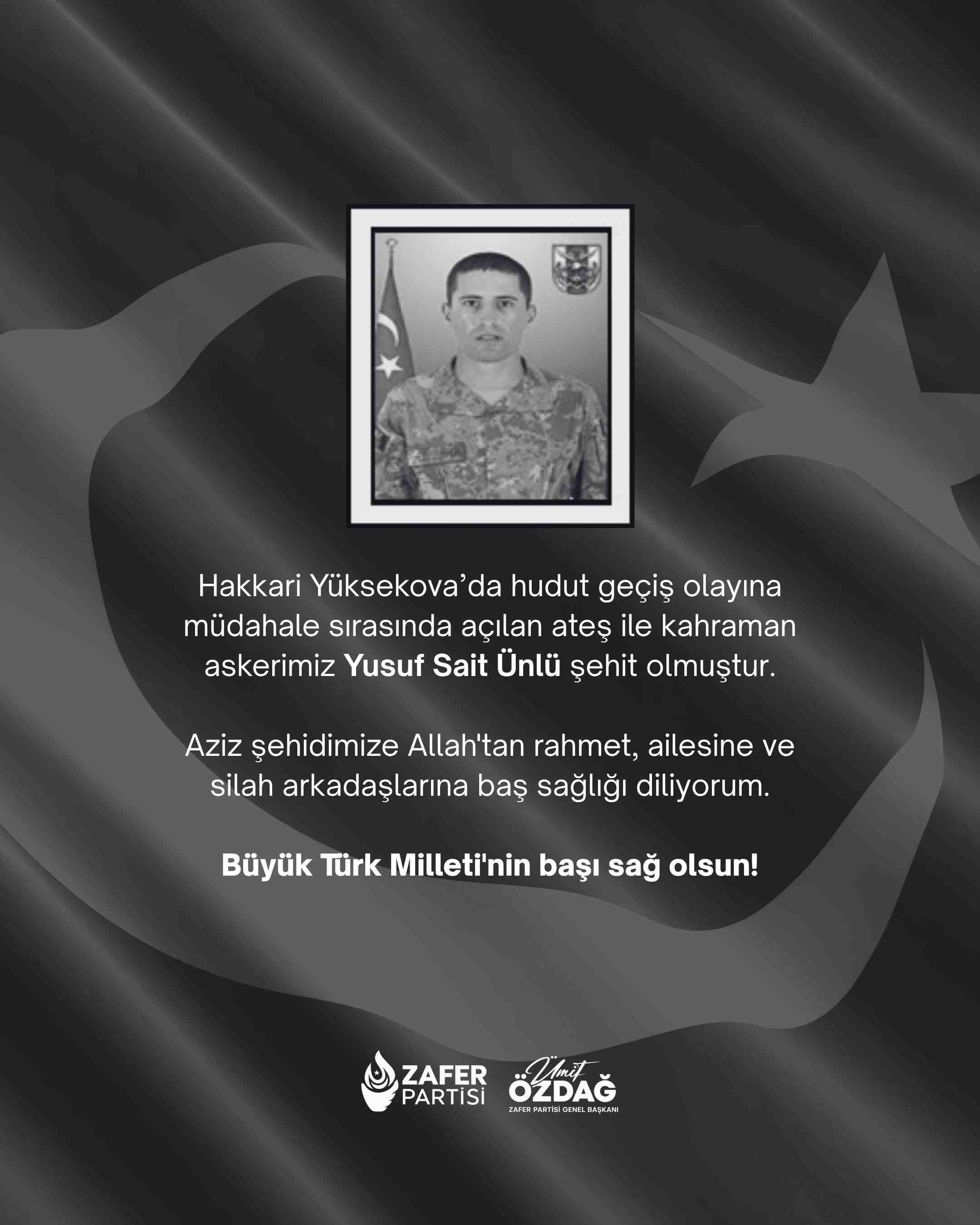 Şehit er Yusuf Sait Ünlü